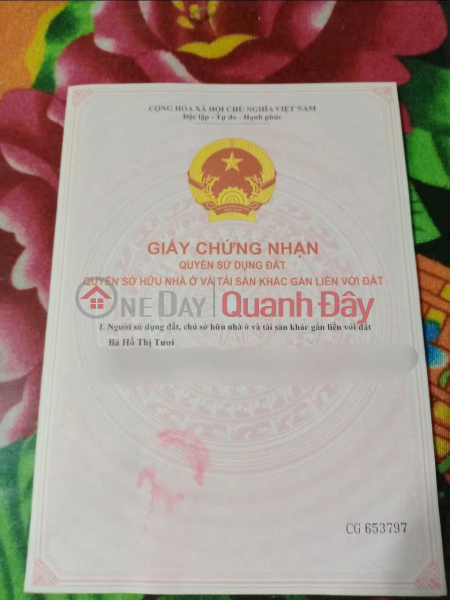 PRIME LOCATION LAND – GOOD PRICE – URGENT SALE In Tan Hao Commune, Giong Trom District, Ben Tre Province Vietnam Sales đ 1.65 Billion
