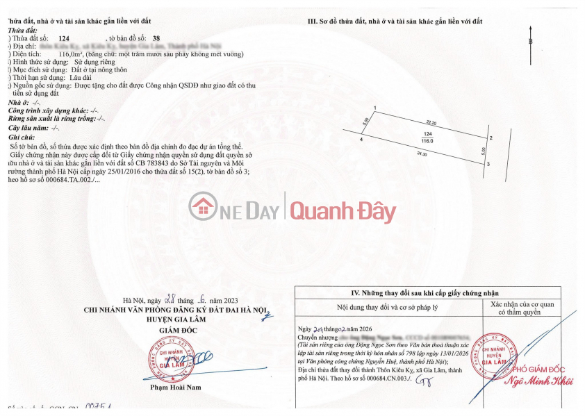 Property Search Vietnam | OneDay | Nhà ở | Niêm yết bán, ĐẤT ĐẸP - GIÁ TỐT - CHÍNH CHỦ BÁN ĐẤT TRUNG DƯƠNG – GIA LÂM – Hà Nội
