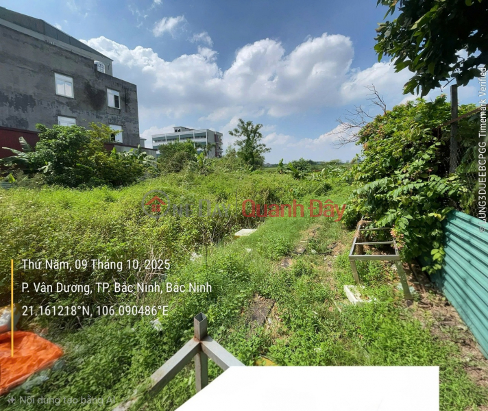 Bán đất đường Tam Giang, TP Bắc Ninh, 46,4m2, nhỉnh 1 tỷ, miễn TG | Việt Nam, Bán | đ 2,5 tỷ