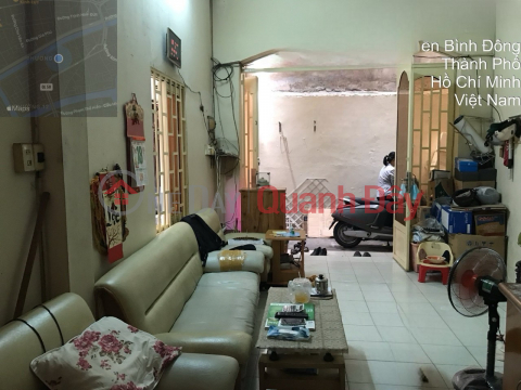 STRIPPED FOR MONEY, URGENT SALE, SOCIAL STREET 5M FROM HOUSE, [WARD 13, Q8] BINH DONG 40M2 (4 X 12M) 2 FLOORS, 2 BEDROOMS, ONLY 2.7 BILLION LEFT _0