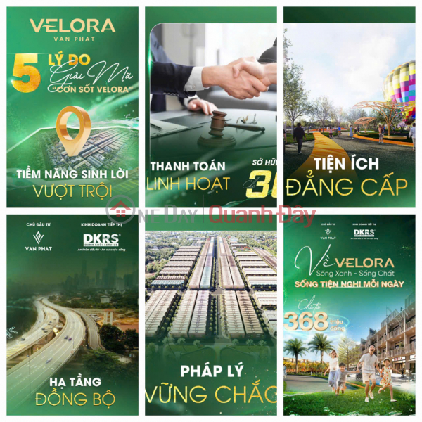 OPENING FOR SALE 100 SUPER PRODUCTS OF LAND - TOWNHOUSES - VAN PHAT VELORA RESIDENTIAL AREA - COMMERCIAL URBAN AREA East Can Tho, Vietnam, Sales đ 1.5 Billion