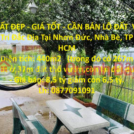 BEAUTIFUL LAND - GOOD PRICE - FOR SALE LOT OF LAND Prime Location In Nhon Duc, Nha Be, HCMC _0