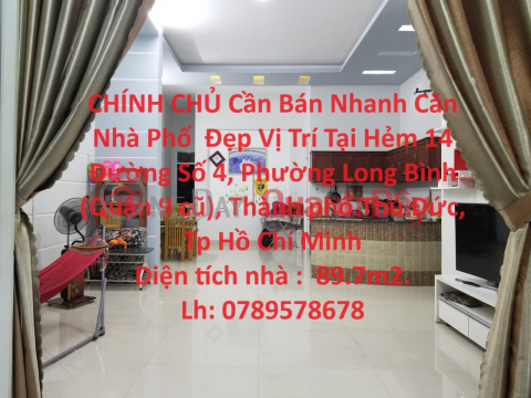 OWNER Needs to Sell Quickly Beautiful Townhouse Located in Thu Duc City (New Eastern Bus Station) _0