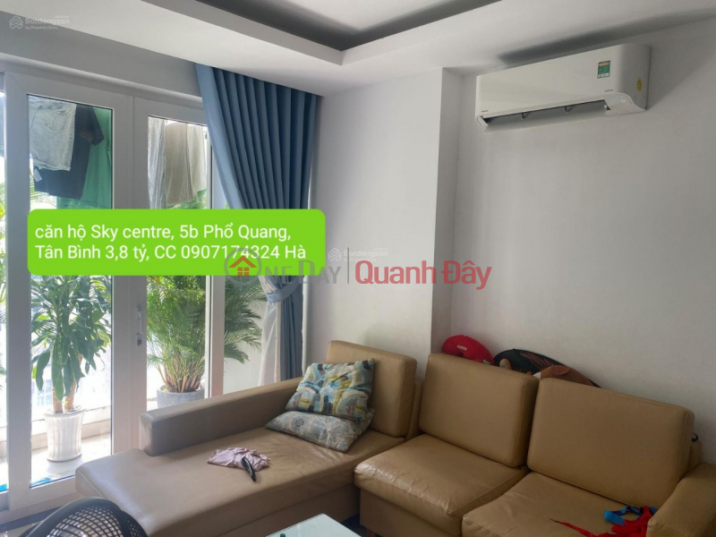 Selling 74m2 apartment in Sky Center apartment No. 5b Pho Quang, Ward 2, Tan Binh, price 3.8 billion Sales Listings