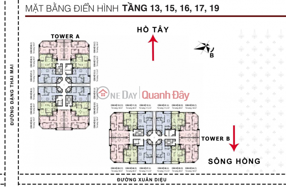 Qũy căn hiếm có sở hữu lâu dài view Hồ Tây - Mua trực tiếp của CĐT Niêm yết bán