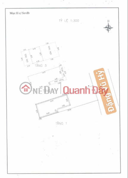 Selling land and giving away a 3-storey house on Dang Vu Hy street, Da Nang. More than 6m frontage, beautiful location, Vietnam Sales, đ 17 Billion