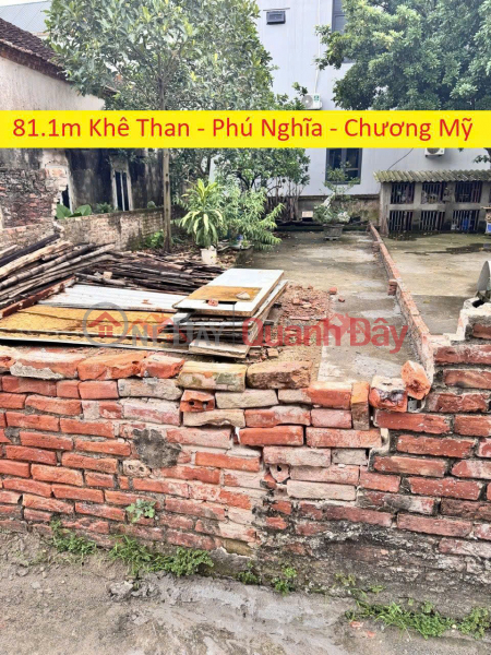 HÀNG HIẾM ĐẤT GẦN KHU CÔNG NGHIỆP 81,1M TẠI P-HÚ NGHĨA-CHƯƠNG MỸ-HÀ NỘI Niêm yết bán