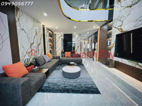 Stunning 5-story house with two street frontages on Binh Ha Street, overlooking the Dong Da ecological lake, area 90m2. _0
