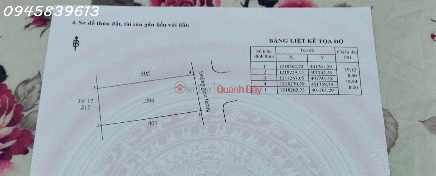 đ 2,4 tỷ Bán đất Khu dân cư Thạnh Phú, Vĩnh Cửu, Đồng Nai, DT 152m2, giá đầu tư
