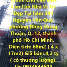 The Owner For Sale The House With Nice Location In District 12 - Ho Chi Minh City _0