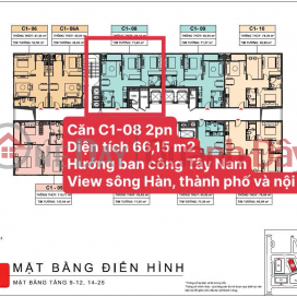 Căn hộ cao cấp 2PN view sông Hàn, sở hữu lâu dài _0