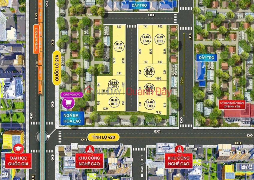 Bán đất thổ cư mặt đường 420 – vị trí ở tiện, kinh doanh tốt Niêm yết bán