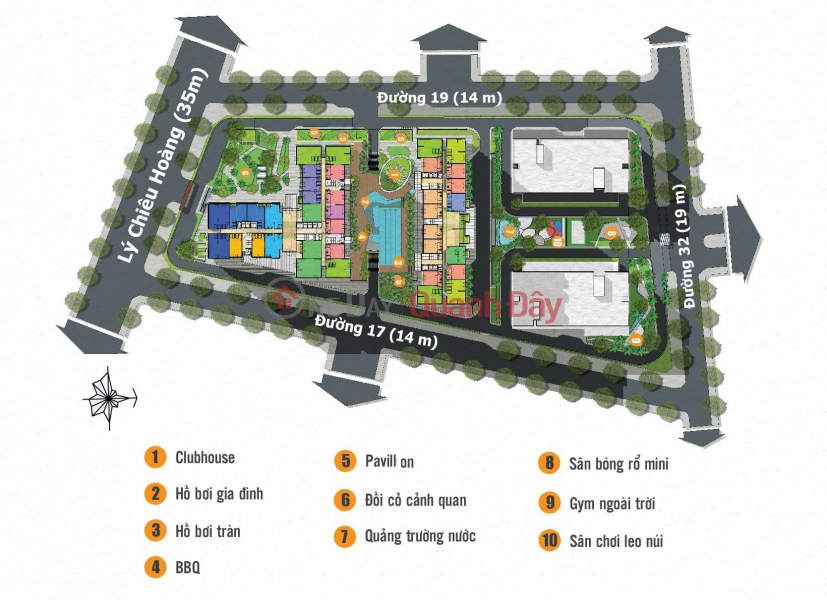 đ 1.75 Billion, 1.75 billion apartments The Western Capital District 6, handing over, including all taxes and fees