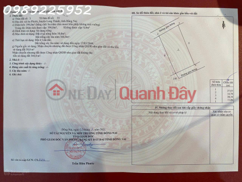 SIÊU PHẨM ĐẤT ĐẦU TƯ – AN PHƯỚC, LONG THÀNH _0