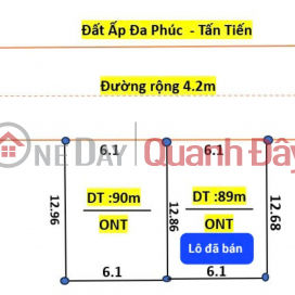 Land for sale with 6.1m frontage near Ring Road 4, Lake view, road wider than 4m, investment price _0