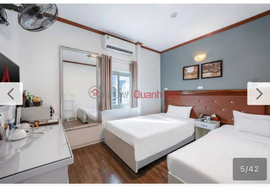 Property Search Vietnam | OneDay | Nhà ở | Niêm yết bán | Lô góc khách sạn 67 phòng – Lò Đúc – 9 tầng – 281m² – doanh thu 370tr/th – giá 171 tỷ