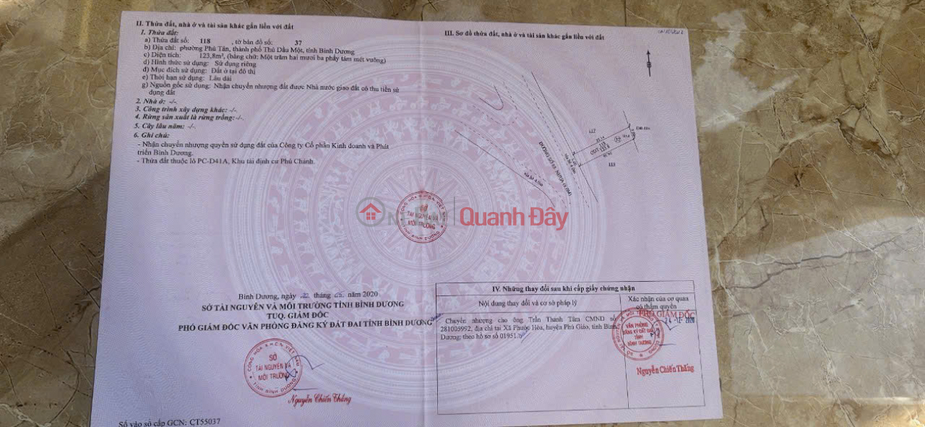 BEAUTIFUL LAND FOR SALE AT GOOD PRICE - GOOD LOCATION IN THU DAU MOT, BINH DUONG PROVINCE | Vietnam | Sales đ 2.9 Billion