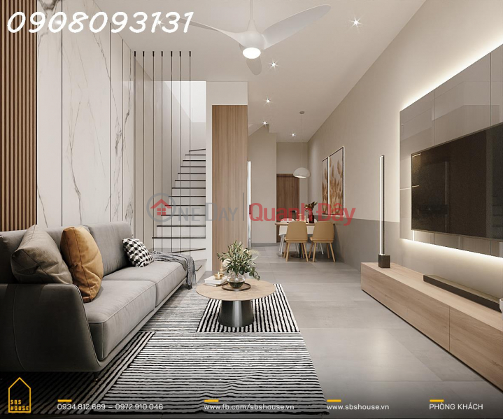 Property Search Vietnam | OneDay | Nhà ở Niêm yết bán | Kẹt nợ ngân hàng cần bán nhanh căn nhà Trương Định, Phường 6, Quận 3, sổ hồng nở hậu, giá 6tỷ8