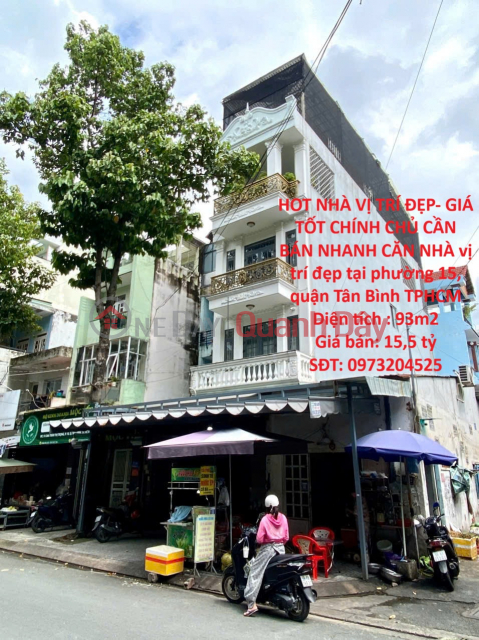 HOT DEAL! PRIME LOCATION - GREAT PRICE! OWNER NEEDS TO SELL QUICKLY. A house in a beautiful location in Tan Binh District, Ho Chi Minh City. _0