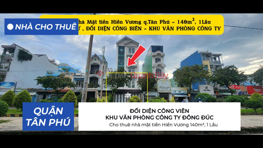 House for rent on Hien Vuong street frontage, 140m², 1 floor - 7m wide Rental Listings