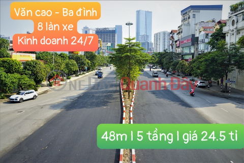 House on Van Cao Street - Ba Dinh I Area 48M I Frontage 5M I 5 Floors I Price 24.5 billion _0