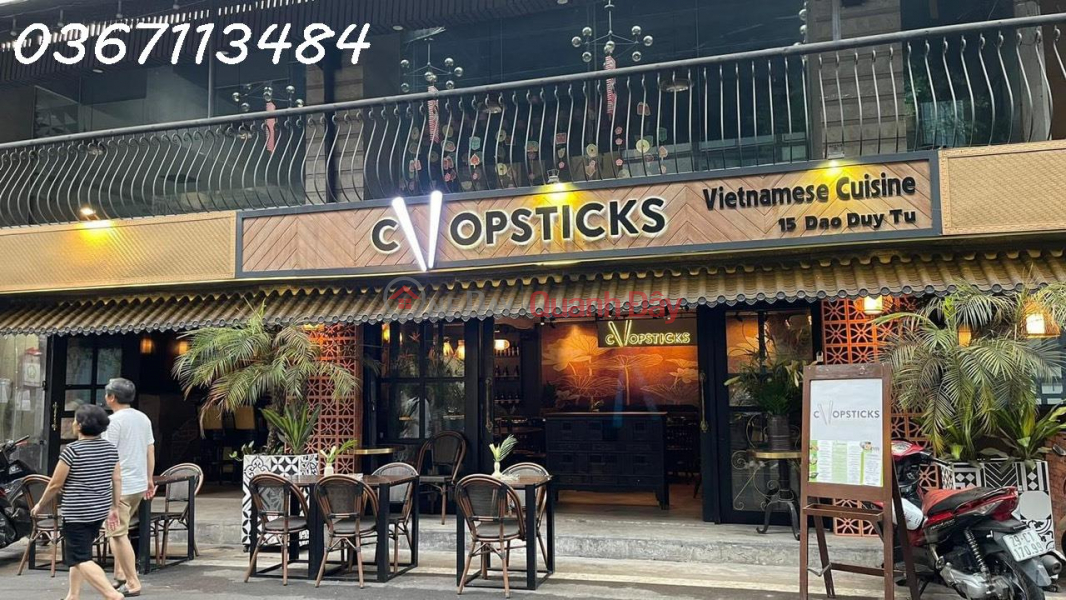 Mình cần sang nhượng quán cafe kiêm nhà hàng tại phố cổ 15 Đào Duy Từ, Hoàn Kiếm, Hà Nội Niêm yết cho thuê