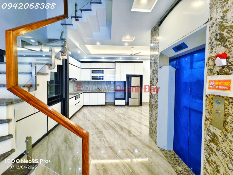 House for sale in lane 103 Ly Son, Ngoc Thuy, Long Bien, area 106m x 6 floors, frontage 5.2m, garage for 2 cars, prime office business Sales Listings