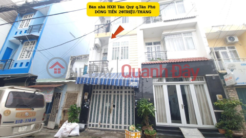 SUPER PRODUCT - House for sale in Tan Quy Ward, 56m², 3 floors - CASH FLOW 20 MILLION\/MONTH _0