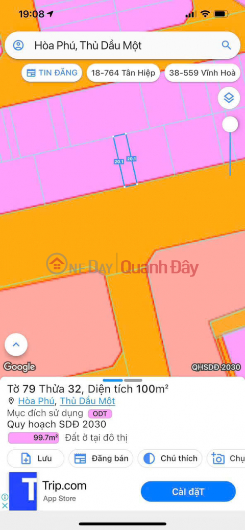 BEAUTIFUL LAND FOR SALE AT GOOD PRICE - GOOD LOCATION IN THU DAU MOT, BINH DUONG PROVINCE _0