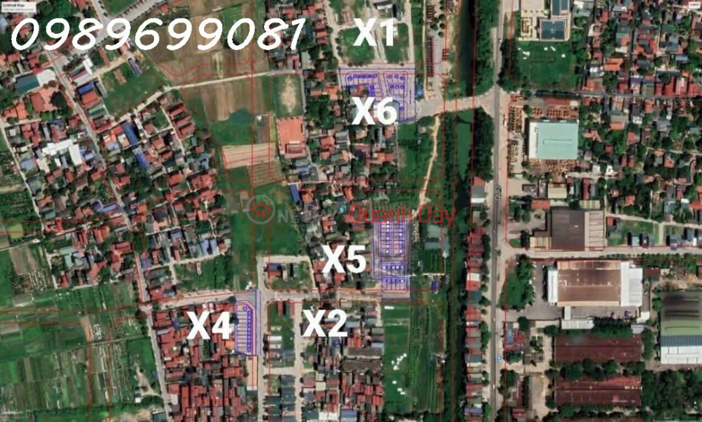 đ 8 Billion Selling subdivided land, auctioned land X5 Nguyen Khe commune, Dong Anh district - Close to the canal near National Highway 3