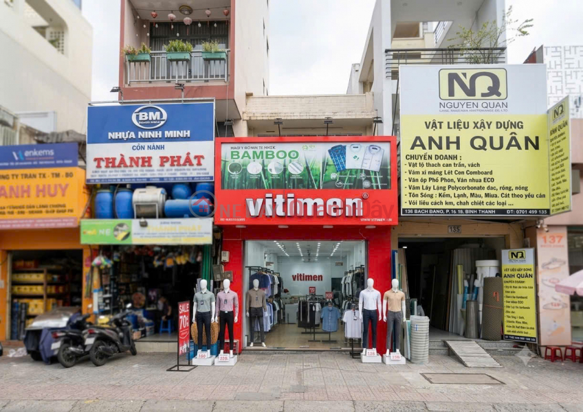 Property Search Vietnam | OneDay | Residential, Sales Listings Owner selling a house with a prime location on Bach Dang Street, Binh Thanh District - 103m2 - Wider at the back (5.35m) - Bustling business area.