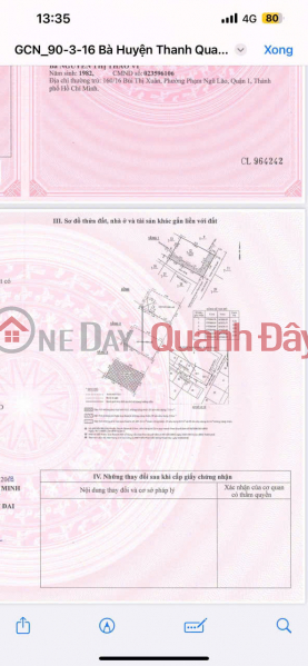 Bán nhà 88/79/9 Bà Huyện Thanh Quan F9 Q3 Niêm yết bán