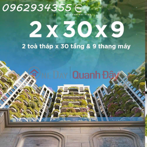 OPEN FOR SALE OF BUILDING P2 - ECOPARK VINH APARTMENT - LAST CHANCE TO OWN A BEAUTIFUL APARTMENT, BEAUTIFUL FLOOR _0