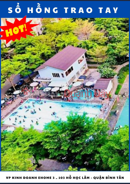 Selling Ehome 3 only 1 billion 370 \\/ unit, permanent pink book, good market price in the West area, Vietnam | Sales, đ 1.37 Billion