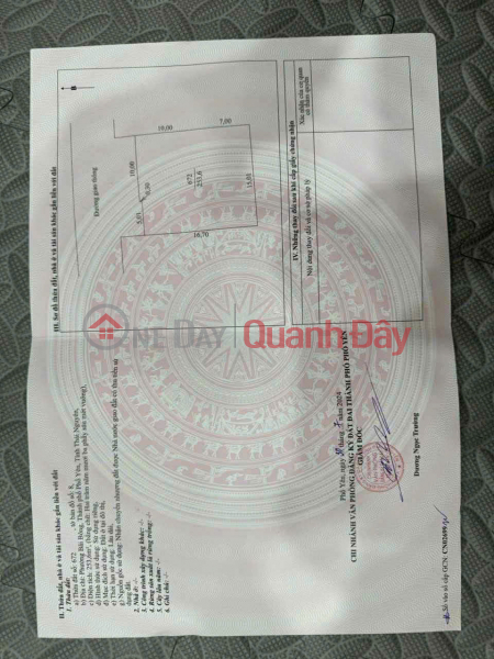 Owner sells land in Dong Tam resettlement area, Bai Bong ward, Pho Yen city, Thai Nguyen. Sales Listings