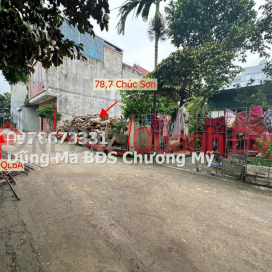 PRICE ONLY 3TY1 TO OWN A LOT OF LAND IN XA HOME-CHU SON TOWN-CHUONG MY _0