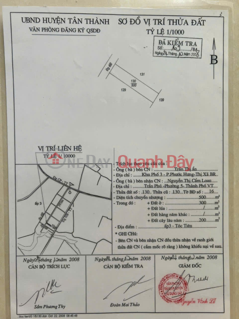 PROFITABLE INVESTMENT OPPORTUNITY - Owner Selling Land Plot in Toc Tien, Chau Pha, Ba Ria Vung Tau _0