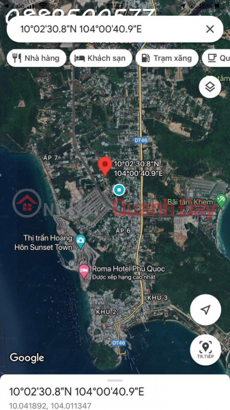 FOR SALE URGENT plot of land in the center of An Thoi - Phu Quoc City - Kien Giang Vietnam | Sales, đ 5 Billion