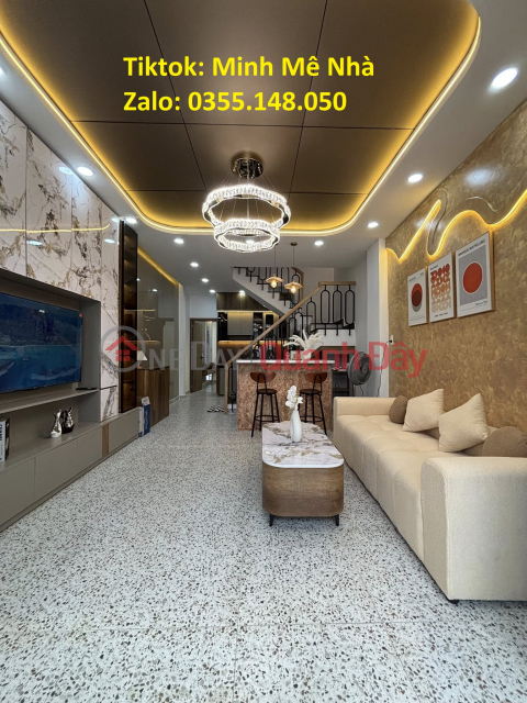 Bán Nhà Thích Quảng Đức (4x14),Có Sân Để Xe, kế Ô Tô, Nhỉnh 7 Tỉ _0