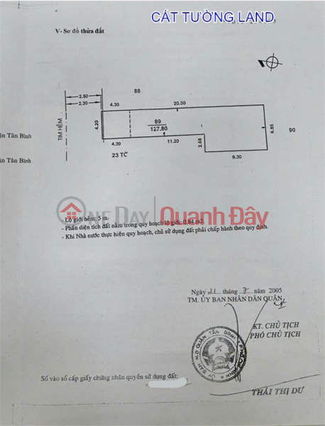 Property Search Vietnam | OneDay | Residential, Sales Listings House for sale on Le Lai Street, Bau Cat area, Tan Binh District – 128m2, only 9.5 billion VND.