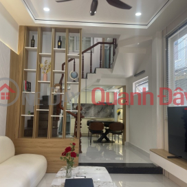 ► Corner plot, 30m straight access to Dong Da street, 38m2, 3 floors, 3 bedrooms, modern design, ready to move in, slightly over 4 billion VND. _0