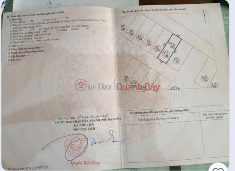 Bán 2 căn Nhà Liền kề Tại Cảng 2 – Ngọc Châu – Tuần Châu – Quảng Ninh. Niêm yết bán