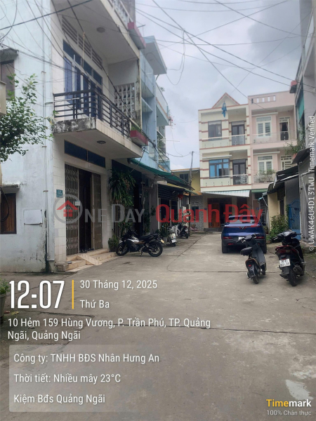 đ 2,57 tỷ, NHÀ GÓC 3 TẦNG hẻm 7m Hùng Vương – LÕI TRUNG TÂM TP QUẢNG NGÃI
