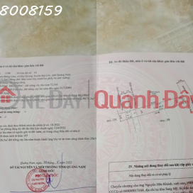 Residential Land Plot For Sale In Dong Lam Village, Dai Quang, Dai Loc, Quang Nam _0