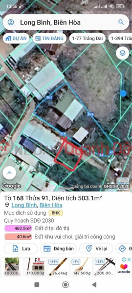 Property Search Vietnam | OneDay | Nhà ở, Niêm yết bán, ĐẤT ĐẸP - GIÁ TỐT - CẦN BÁN GẤP Lô Đất Đẹp Khu Đô Thị Tại TP Biên Hòa, Đồng Nai