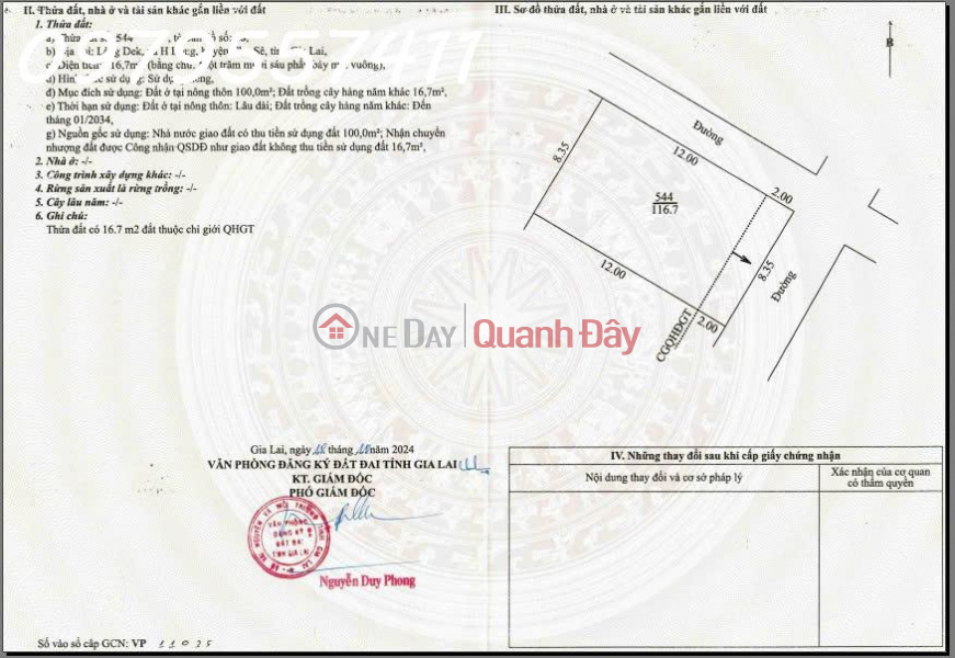 Owner needs to sell land in Dek Village, H Bông Commune, Chư Sê District, area 495m2, price only 400 million VND. Sales Listings