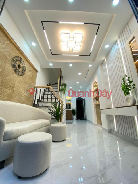 New house for sale No Trang Long, Ward 7, Binh Thanh, next to car alley, price only 4 billion 550 _0