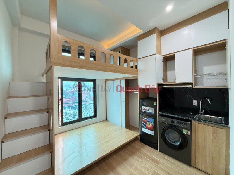 (Cực hiếm)Căn hộ Giường tầng cao cấp 25m2 mới khai trương ngõ 124 Khương Trung - Máy giặt riêng Niêm yết cho thuê