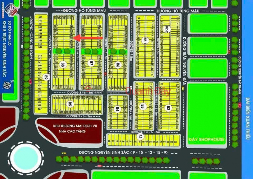 LAND FOR SALE ON HOA MINH 28 STREET – CONNECTING TO HO TUNG MAU STREET, Vietnam Sales đ 6.15 Billion