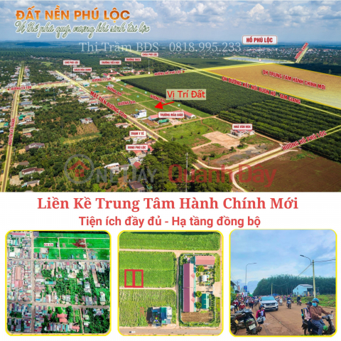 Bán Cặp Thổ Cư 280m2 Ngang 12m Ngay 'Trung Tâm hành Chính Mới' Krông Năng-Đak Lak Chỉ 6xxTRIEU _0